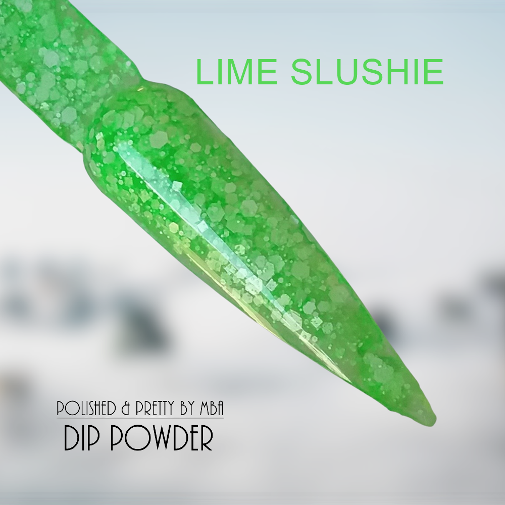 Lime Slushie-Dip Powder