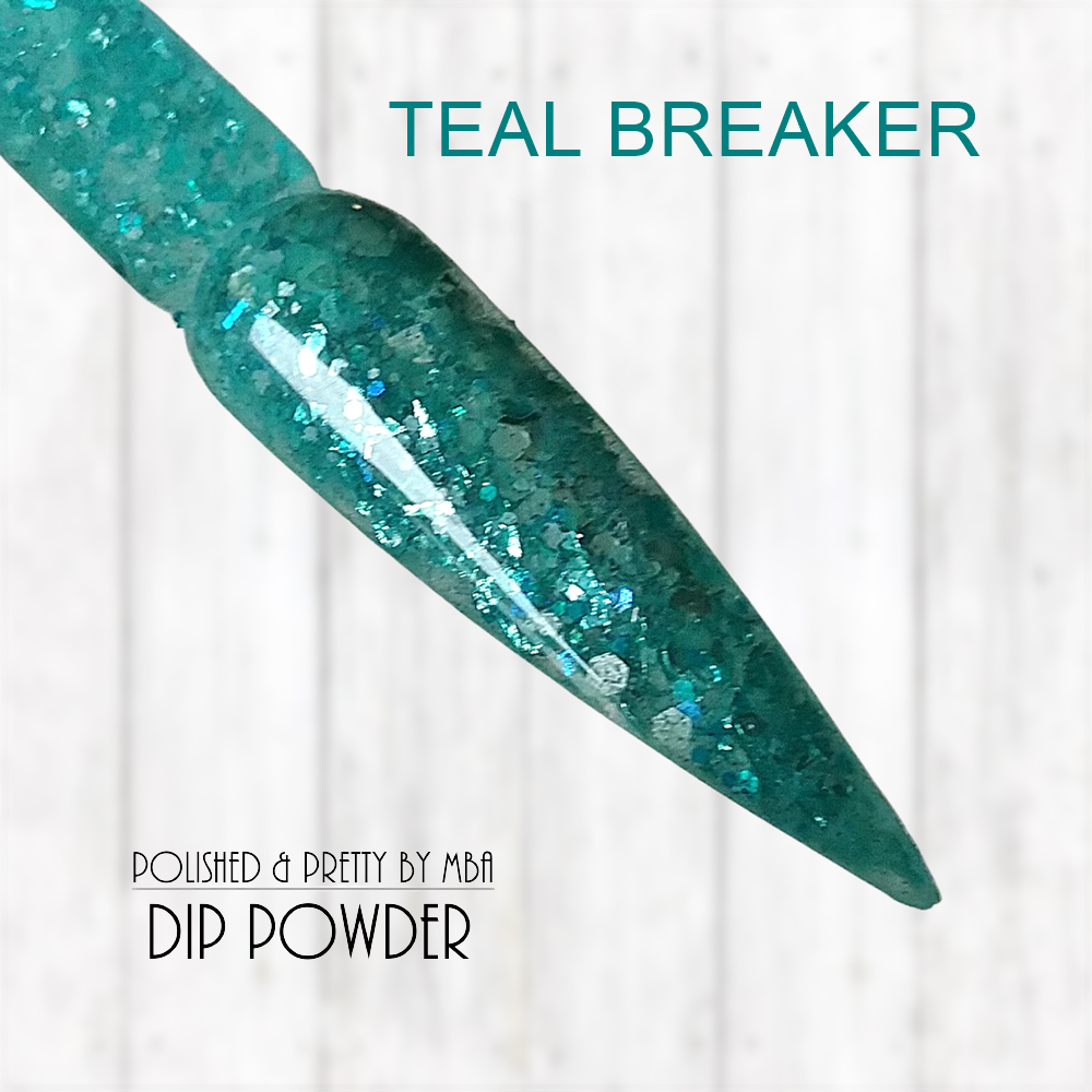 Teal Breaker-Dip Powder