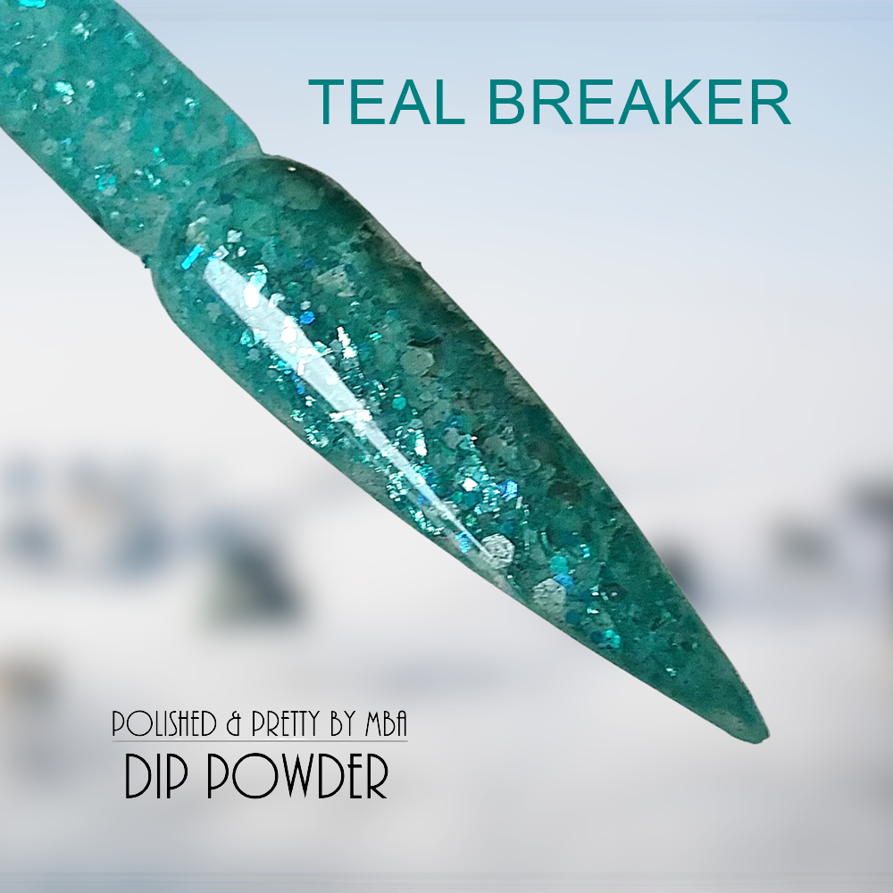 Teal Breaker-Dip Powder
