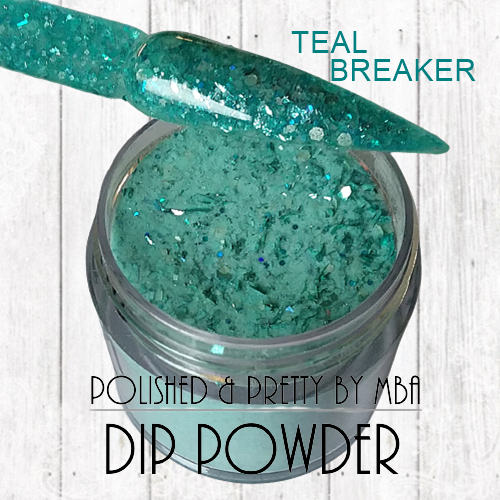 Teal Breaker-Dip Powder