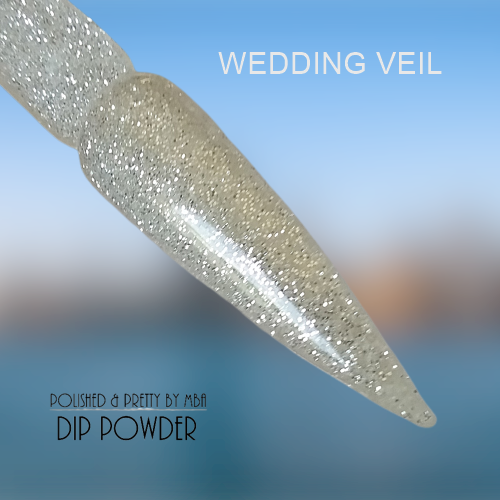 Wedding Veil-Dip Powder