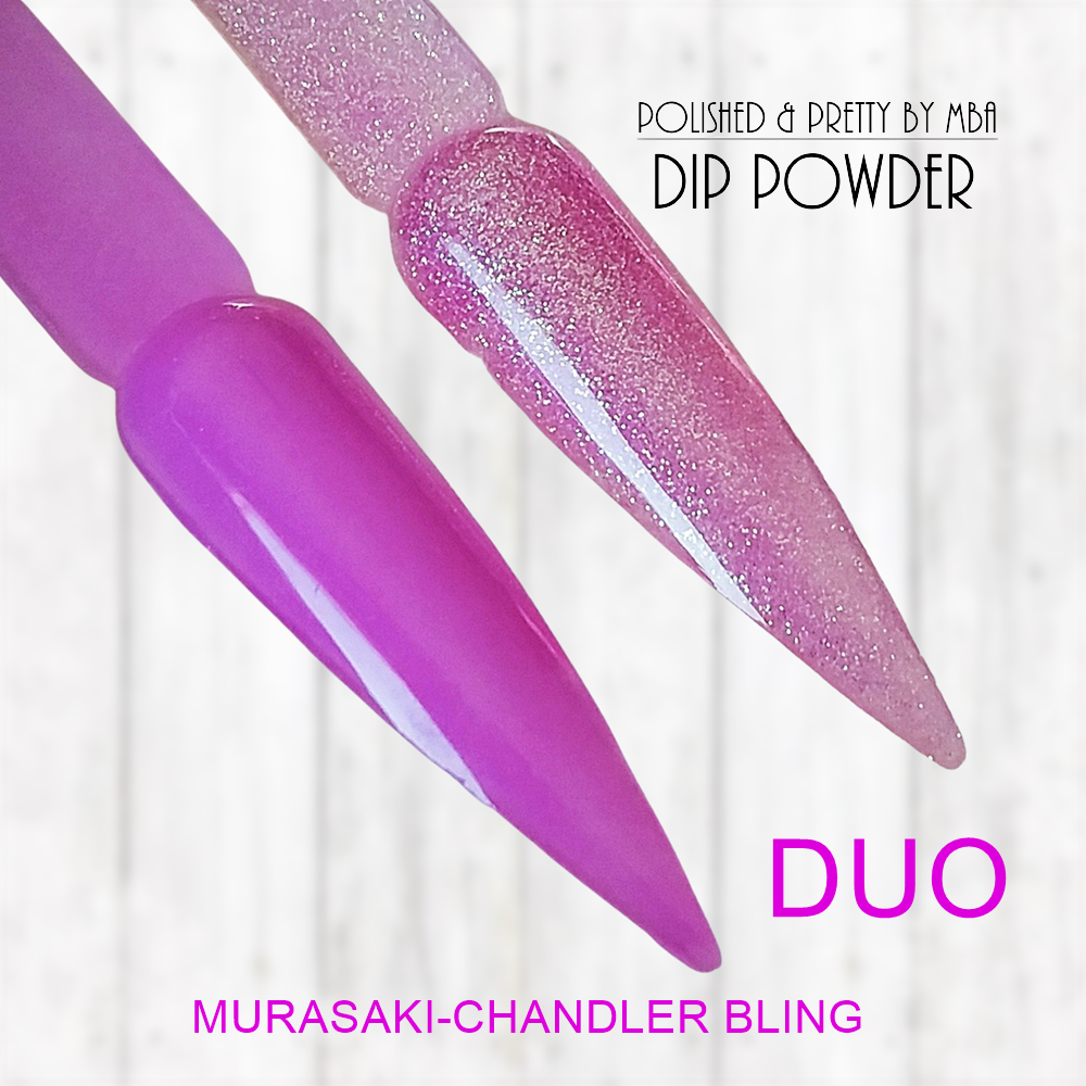 DUO-Murasaki & Chandler Bling-Dip Powder