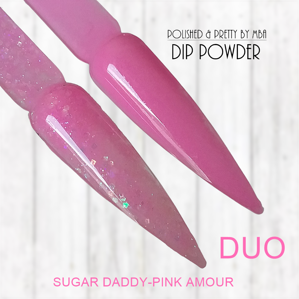 DUO-Pink Amour & Sugar Daddy-Dip Powder – MBA Cosmetics