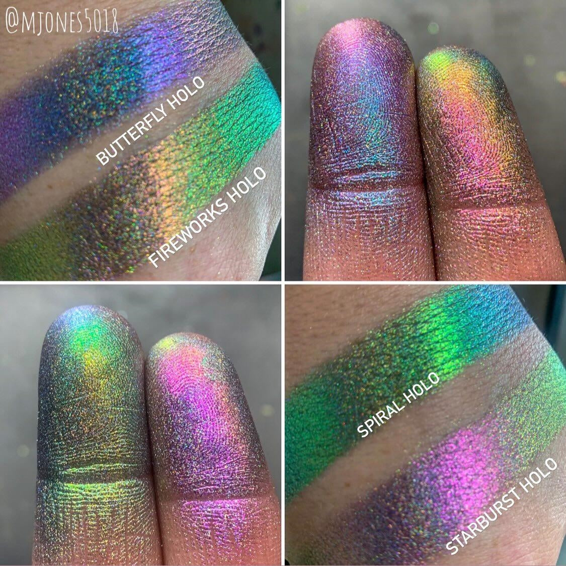 Galaxy Holo Collection- Holographic Multichrome Eyeshadows