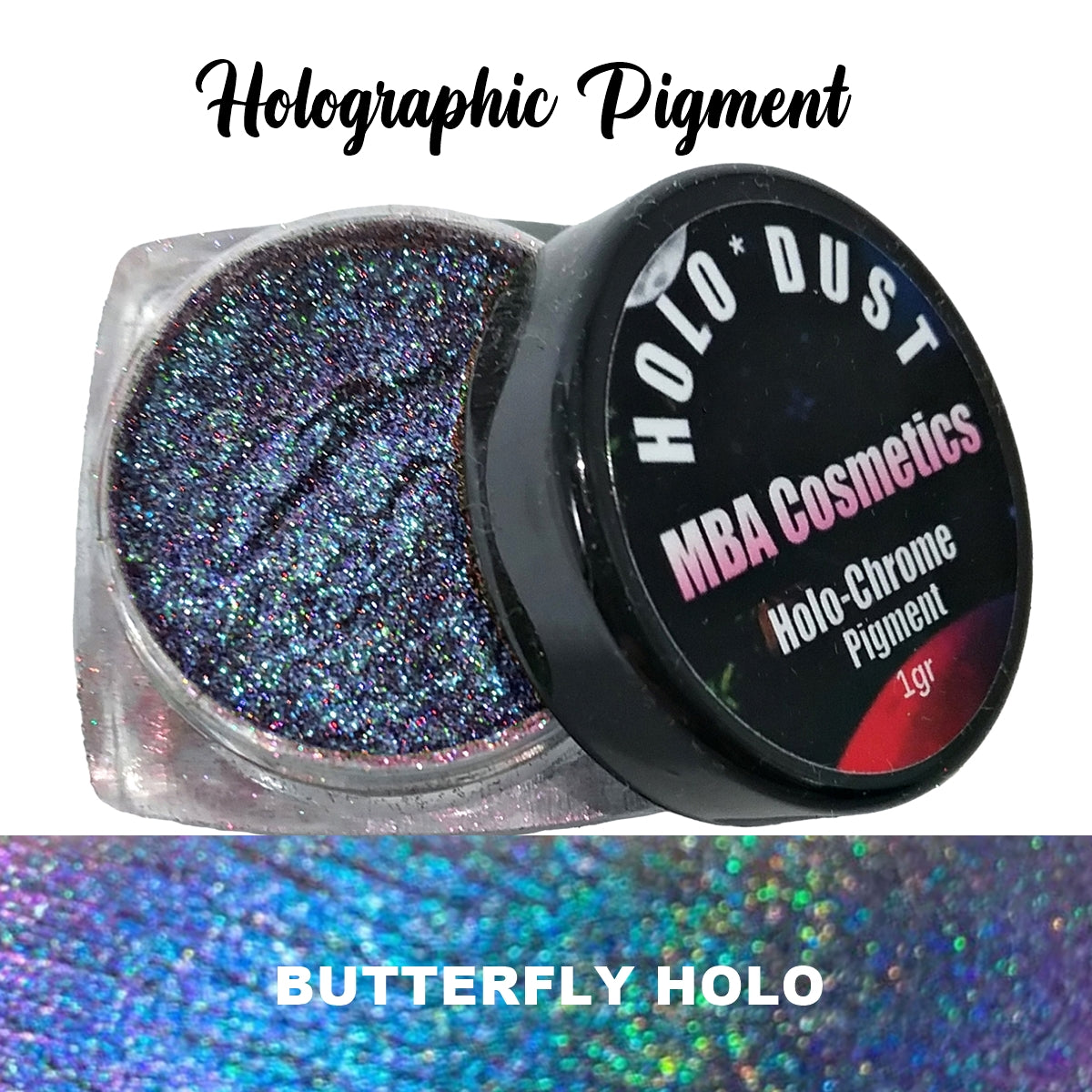 Butterfly Holo*Dust-Holographic Multichrome Loose Pigment