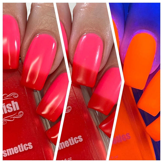 Its 5 O'Clock Somewhere Neon-Thermal Duo-Nail Polish Large 15ml