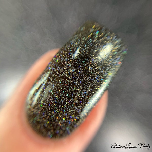 Shadows In The Night-Thermal Holographic Cruelty Free Nail Polish-Large-15ml