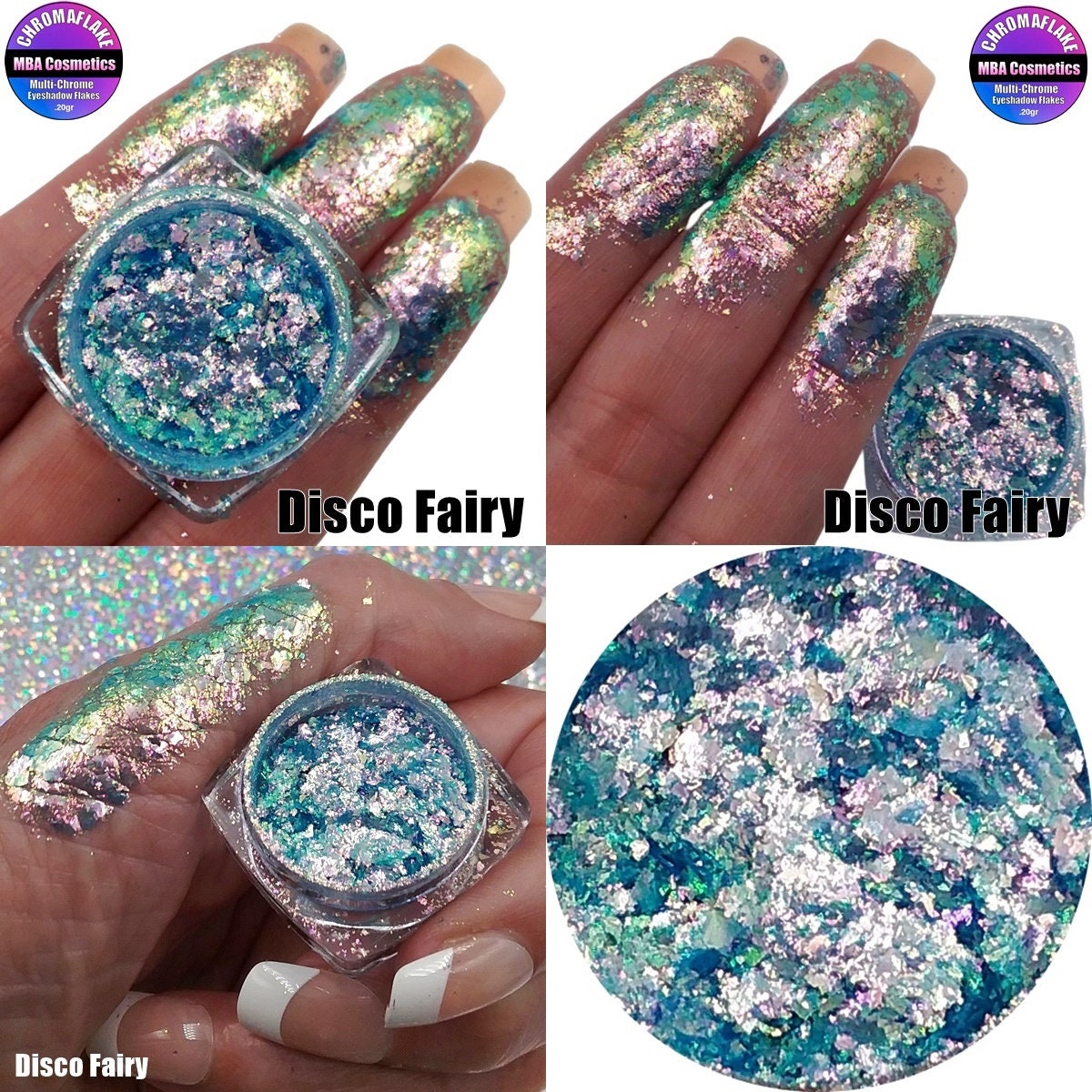 Disco Fairy-Chromaflake Multichrome Flake Eyeshadow Flakes