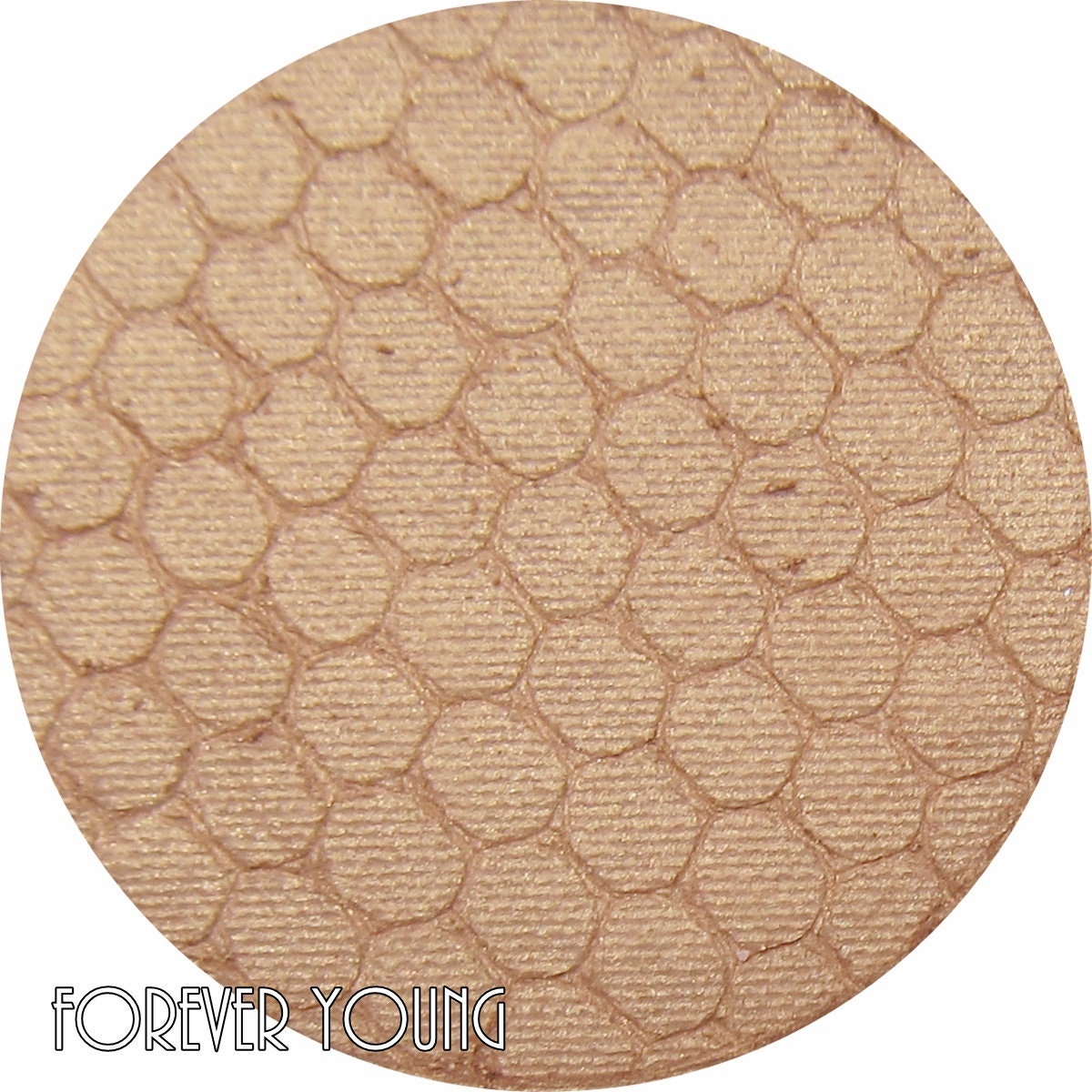 Peachy Nude Pressed Mineral Eyeshadow-Forever Young