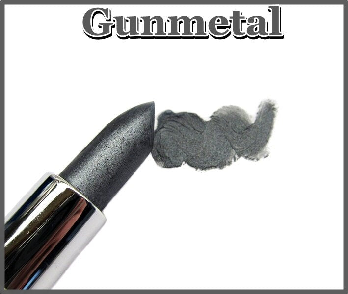 Gray Silver Lipstick- Color Rich Lipstick-Gunmetal