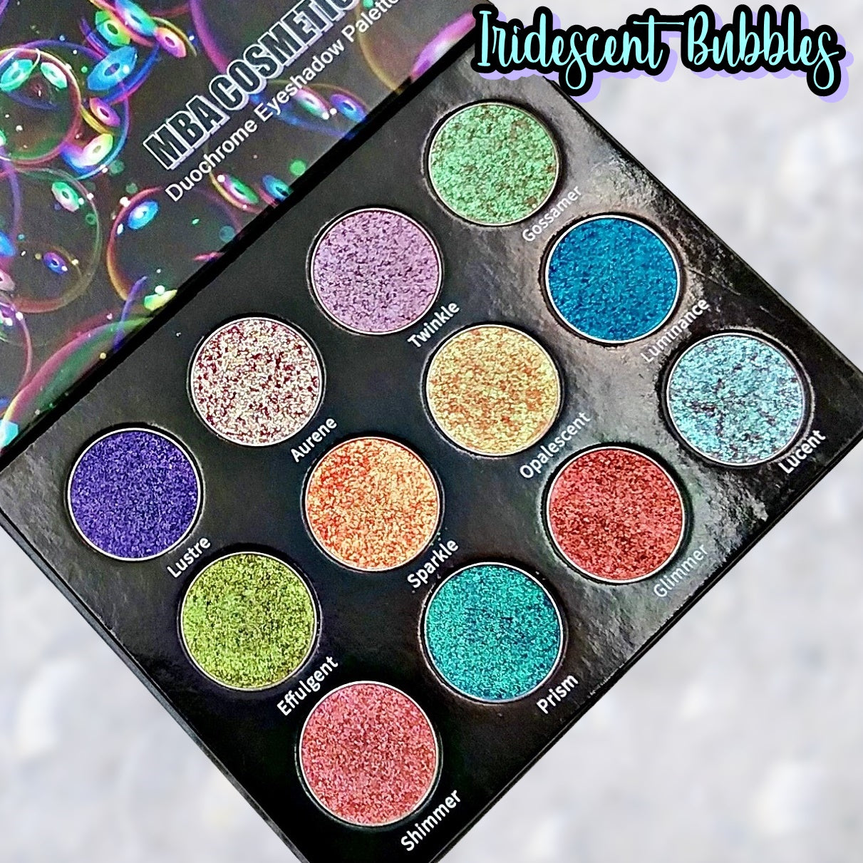 Iridescent Bubbles-Duochrome Eyeshadow Palette