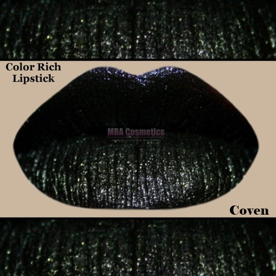 Black Lipstick- Color Rich Lipstick-Coven