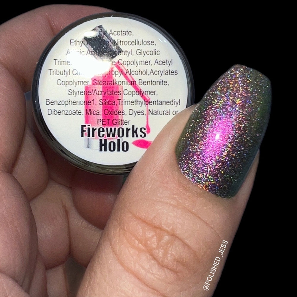 Fireworks Holo-Nail Polish-Large-15ml