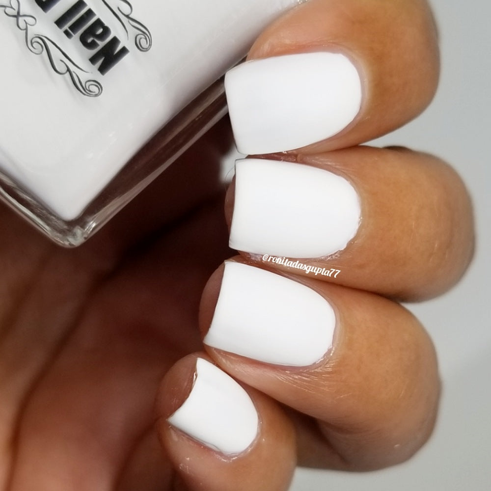 Little White Lie-Matte Nail Polish Large 15ml