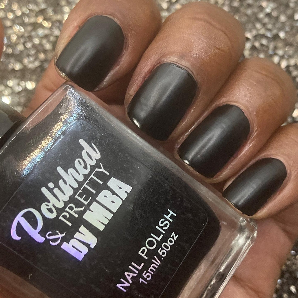 Black Out-Matte Nail Polish Large 15ml