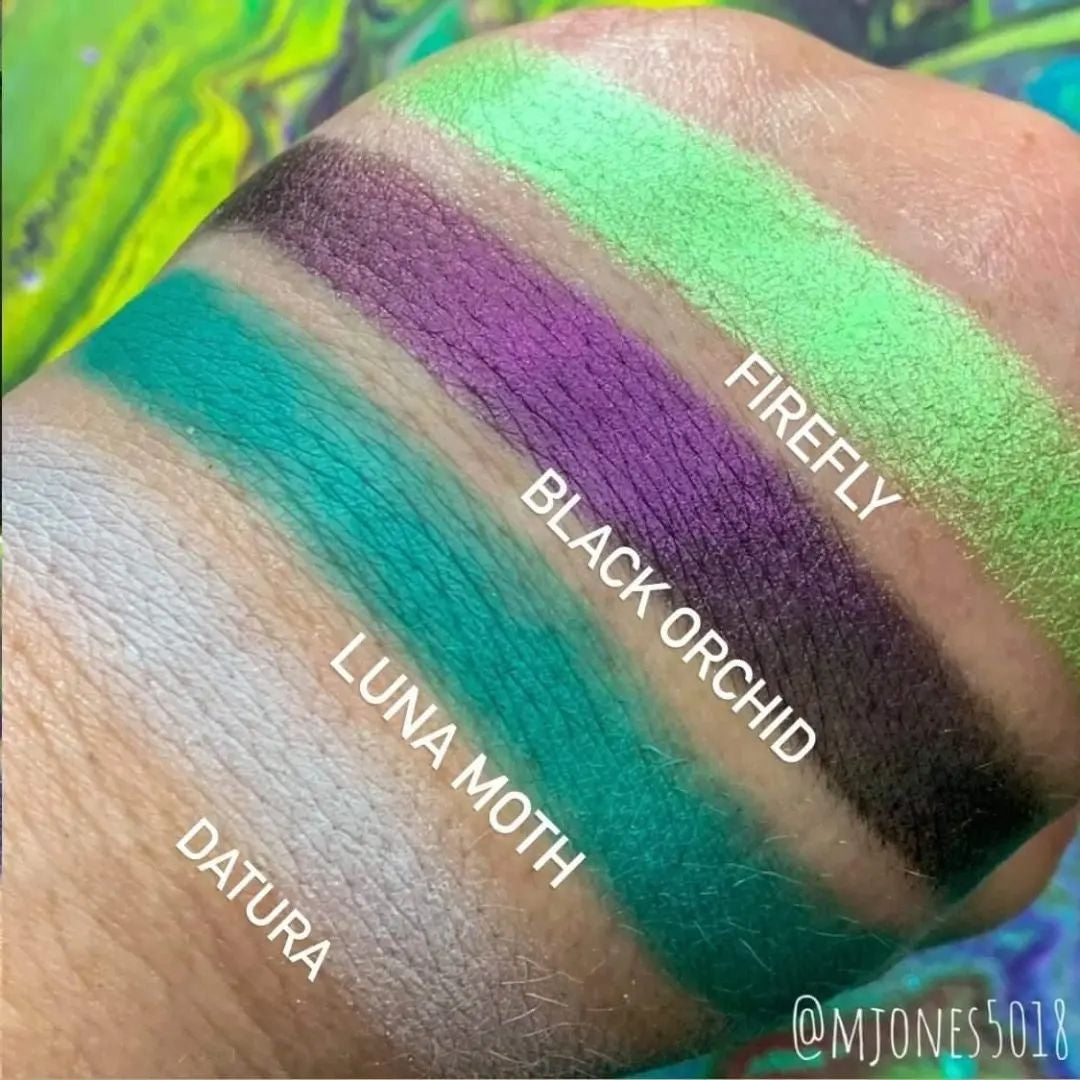 SAT AUG 29 NOON Nocturnal Garden-Pressed Pigment  Palette