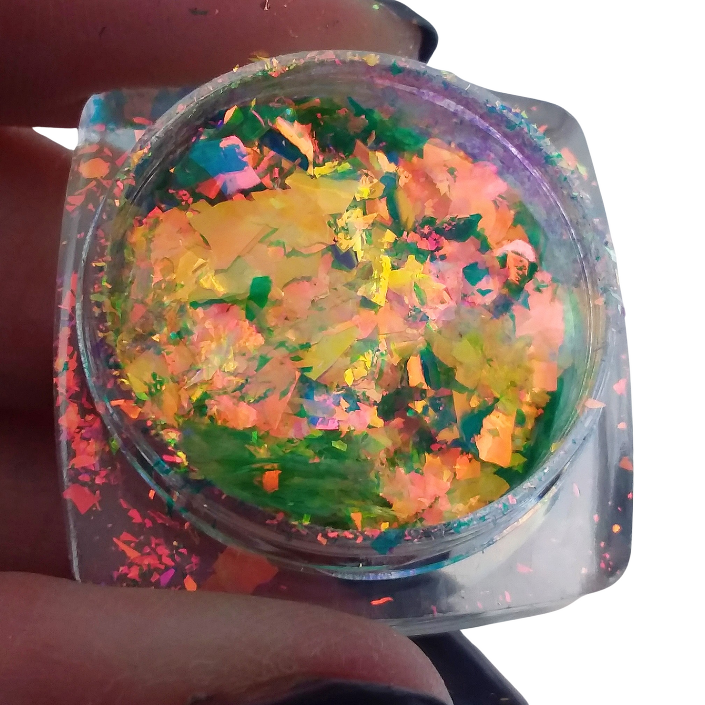 Rainbow Daisy-Chromaflake Multichrome Flake Eyeshadow Flakes