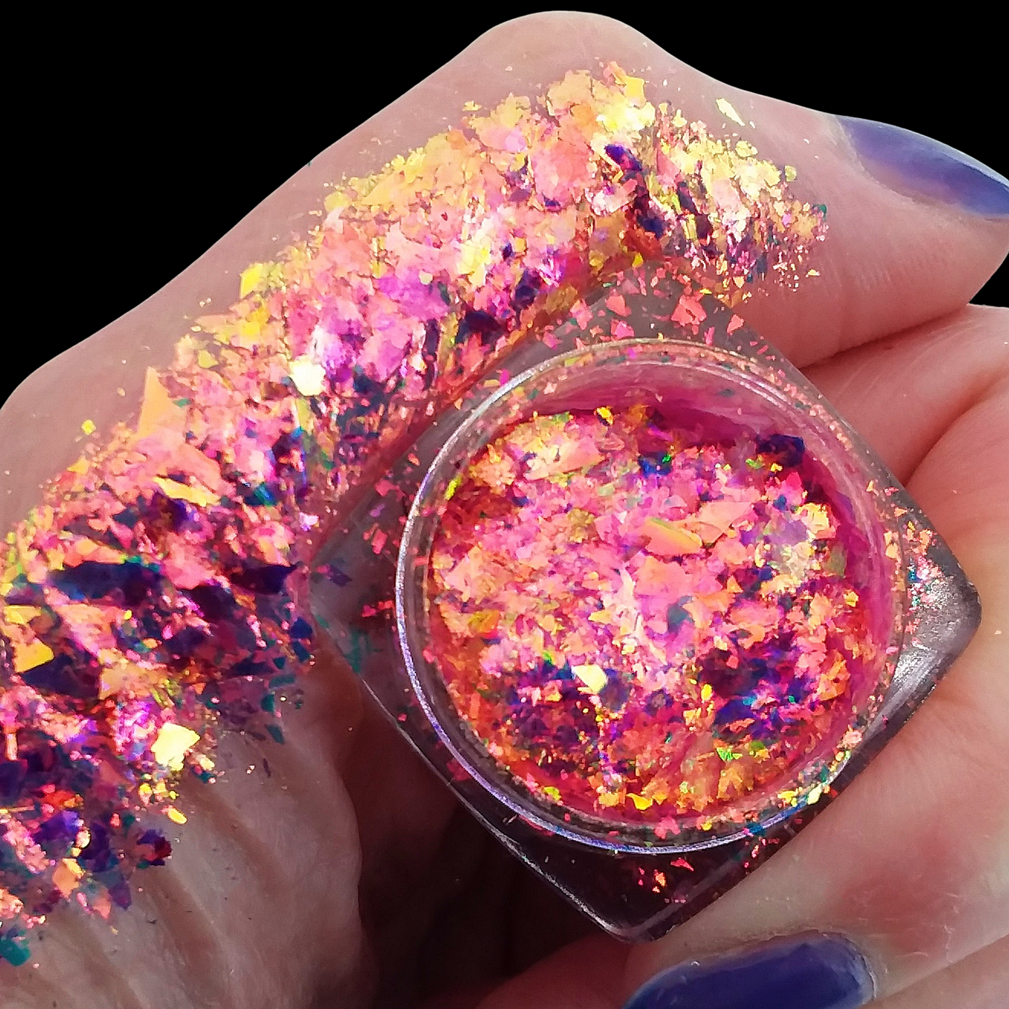 Rainbow Fairy-Chromaflake Multichrome Flake Eyeshadow Flakes