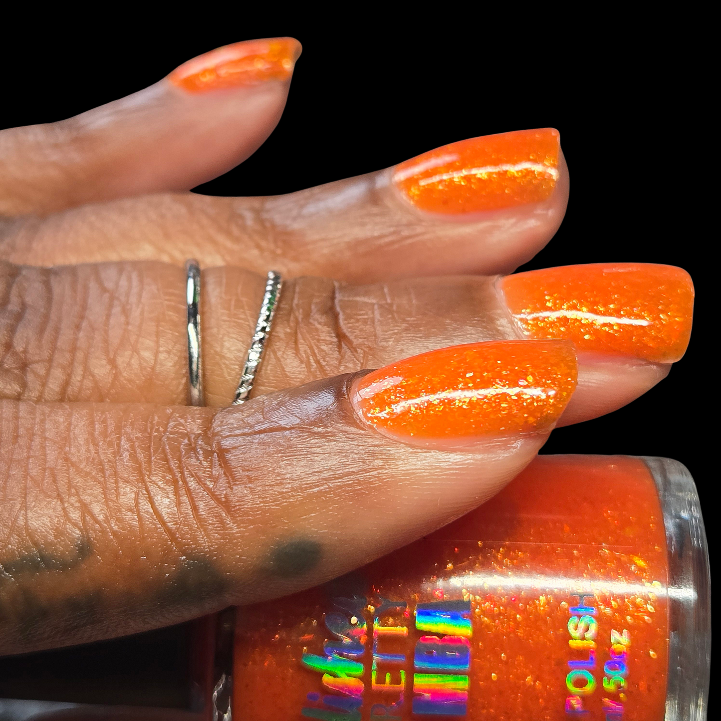 Bonfire-Crelly Flakes-Nail Polish