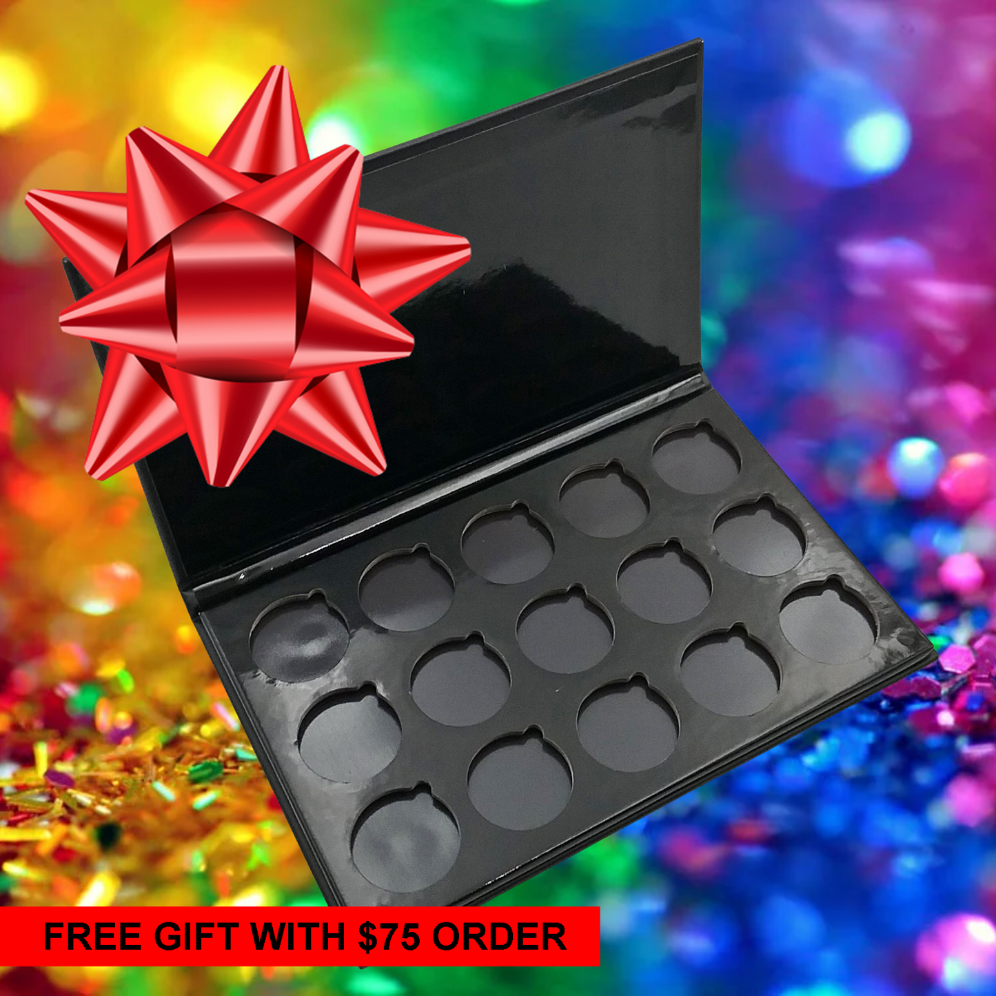 FREE GIFT WITH $75 PURCHASE-Magnetic Palette 15 Pan