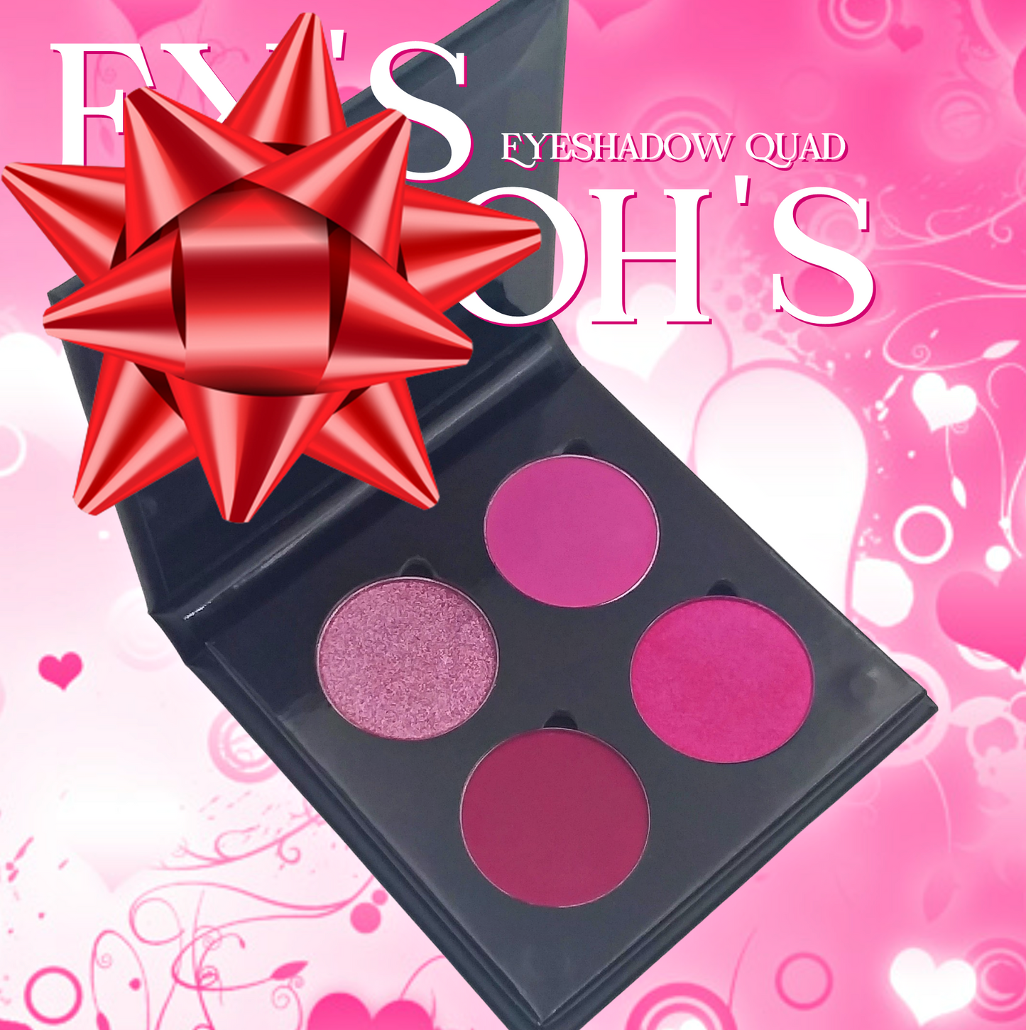 FREE Gift with $75 Purchase-Ex's & Oh's-Valentines Eyeshadow Quad
