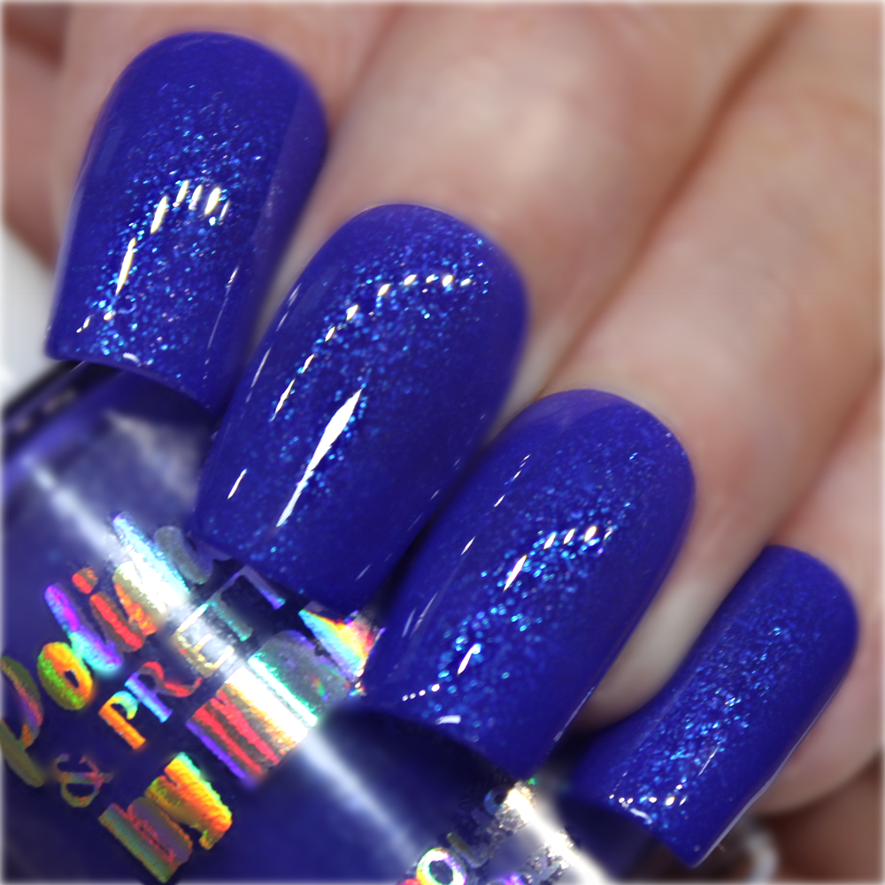 Blueberry Tart-Neon Shimmer Polish