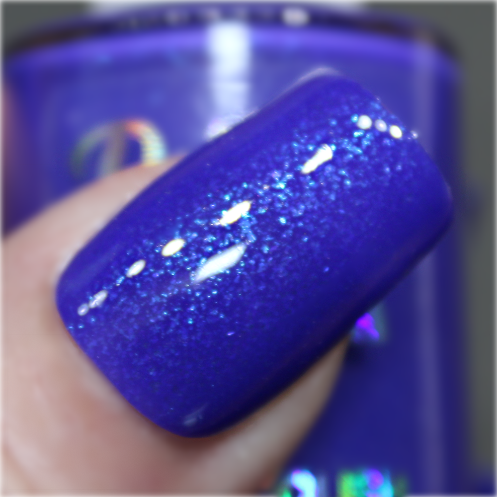 Blueberry Tart-Neon Shimmer Polish