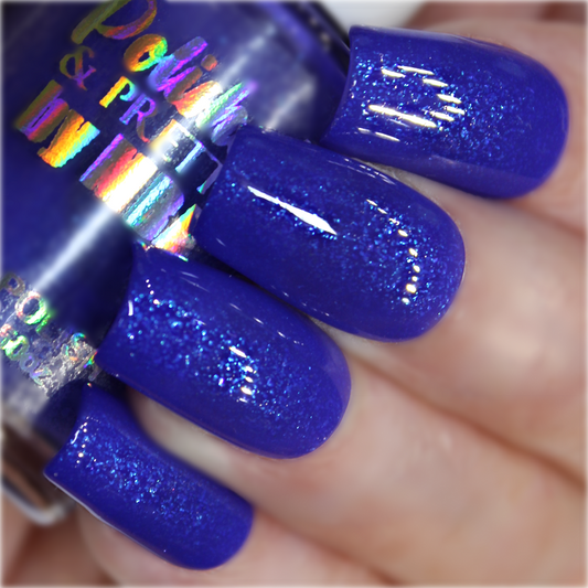 Blueberry Tart-Neon Shimmer Polish