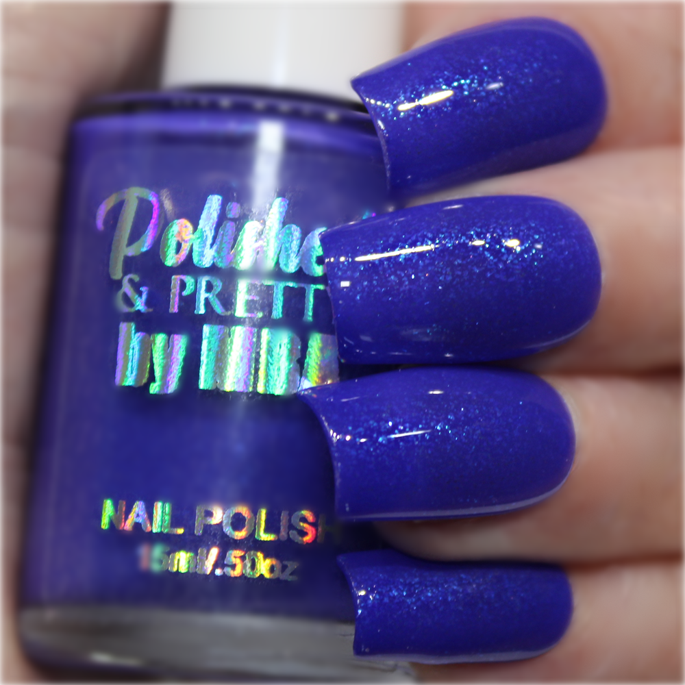 Blueberry Tart-Neon Shimmer Polish