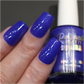 Blueberry Tart-Neon Shimmer Polish