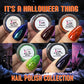 Poison Pumpkin-Orange Jelly Glitter Nail Polish