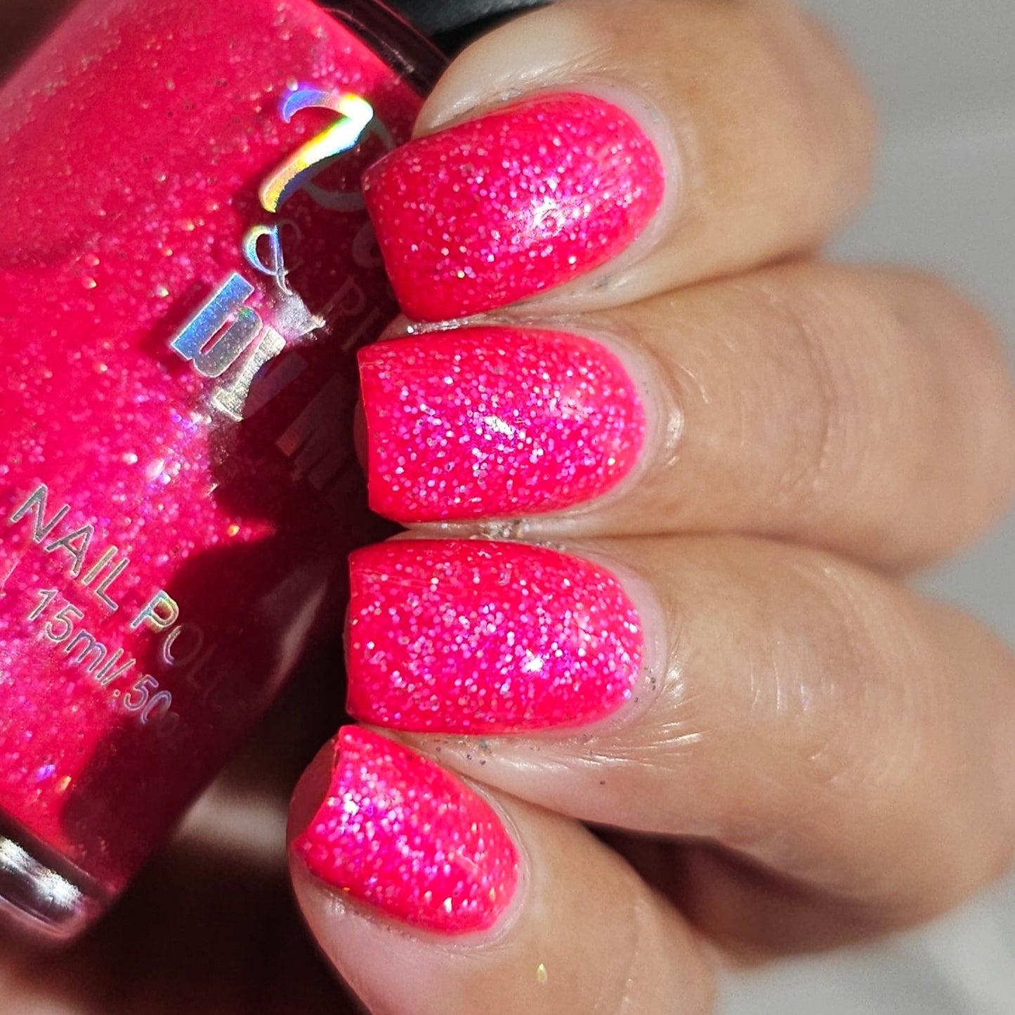 Screamin' Flamingo-Neon Holographic Polish
