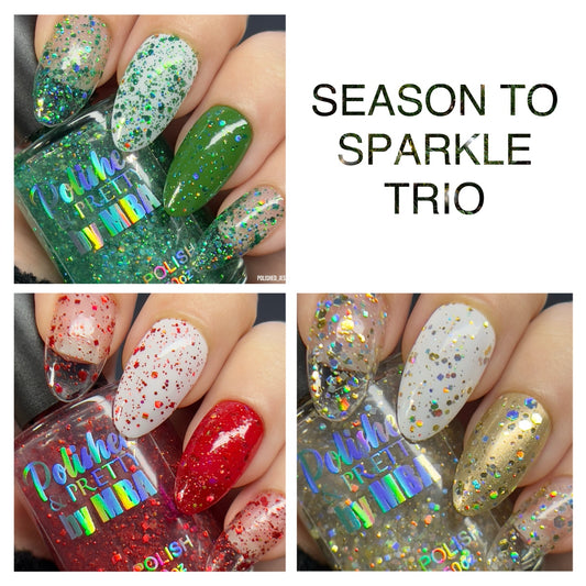 The Season To Sparkle Trio-Polish Collection
