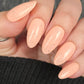 Peach Freckled Egg-Pastel Peach Glitter Polish