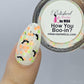 How You Boo-in'?-White Crelly Glitter Polish