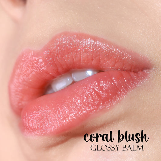 Coral Blush-Glossy Balm Lipstick
