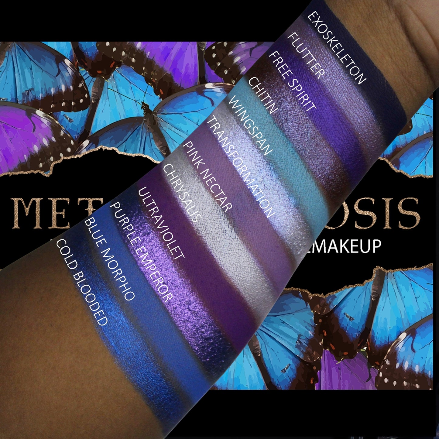 AUG 15 3pm Metamorphosis-Pressed Pigment  Palette