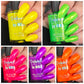 Grape Crush-Neon Flakie Nail polish