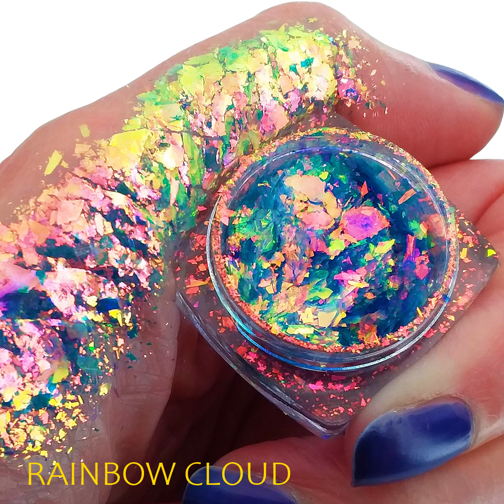 Rainbow Cloud-Chromaflake Multichrome Flake Eyeshadow Flakes