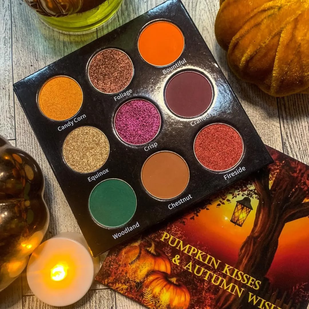 Ships Tuesday 10/6-Pumpkin Kisses & Autumn Wishes Eyeshadow Palette