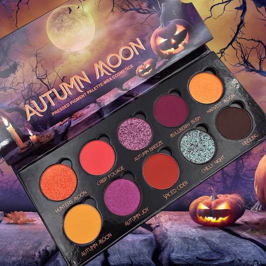 Autumn Moon-Pressed Pigment  Palette