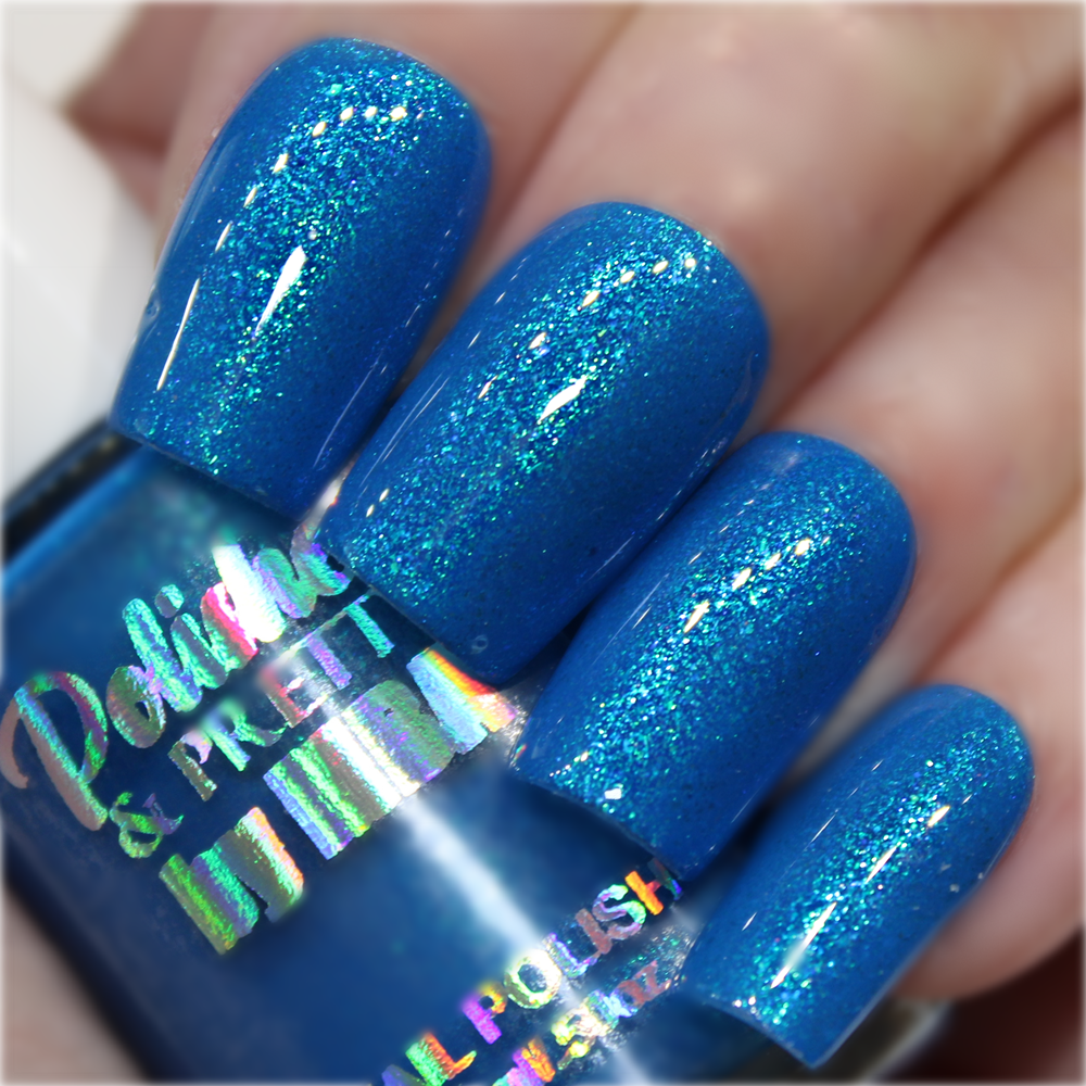 Blue Raspberry Icee-Neon Shimmer Polish