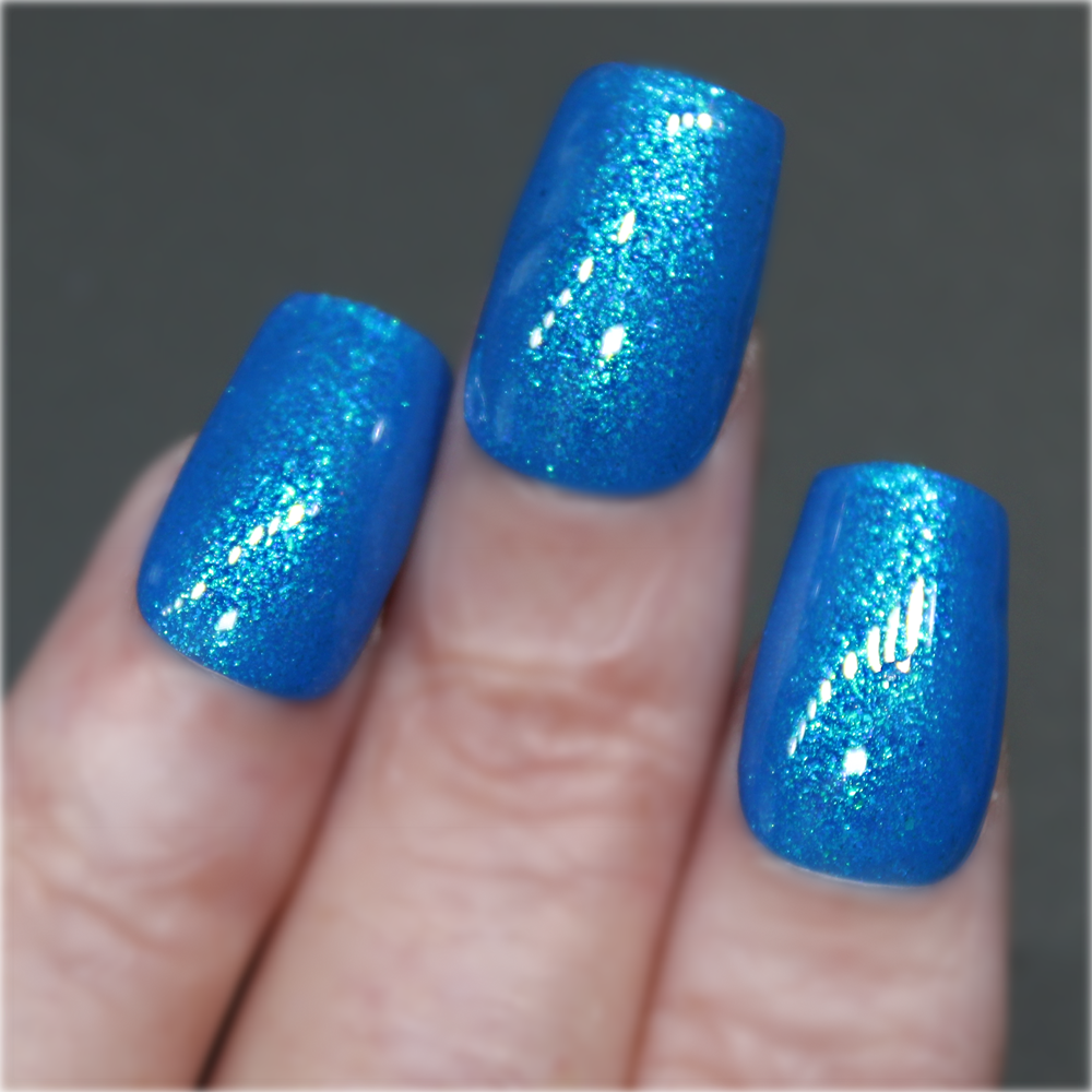 Blue Raspberry Icee-Neon Shimmer Polish