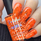 Boo-gie Down-Orange Neon Glitter Polish