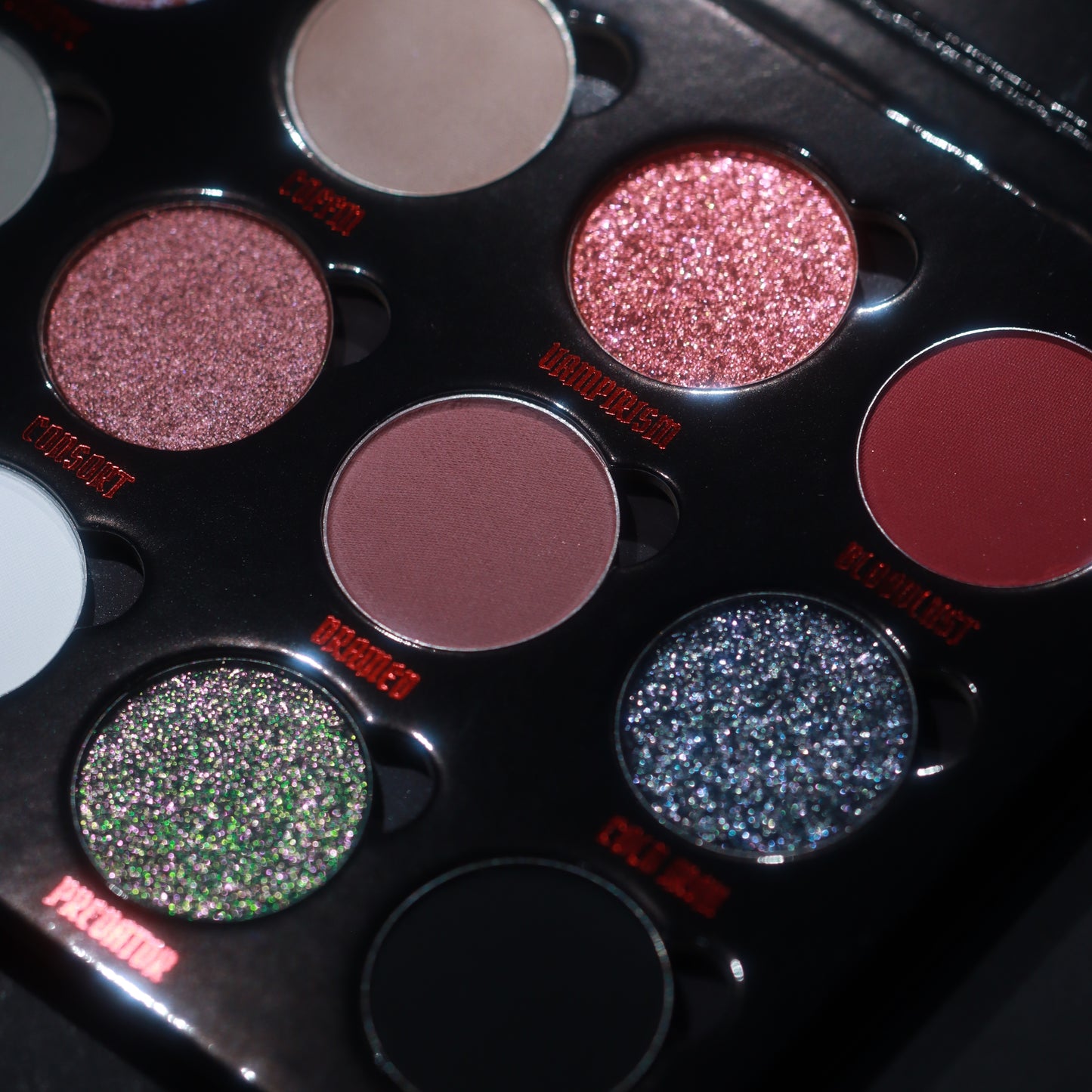 Crimson Castle-Pressed Pigment  Palette