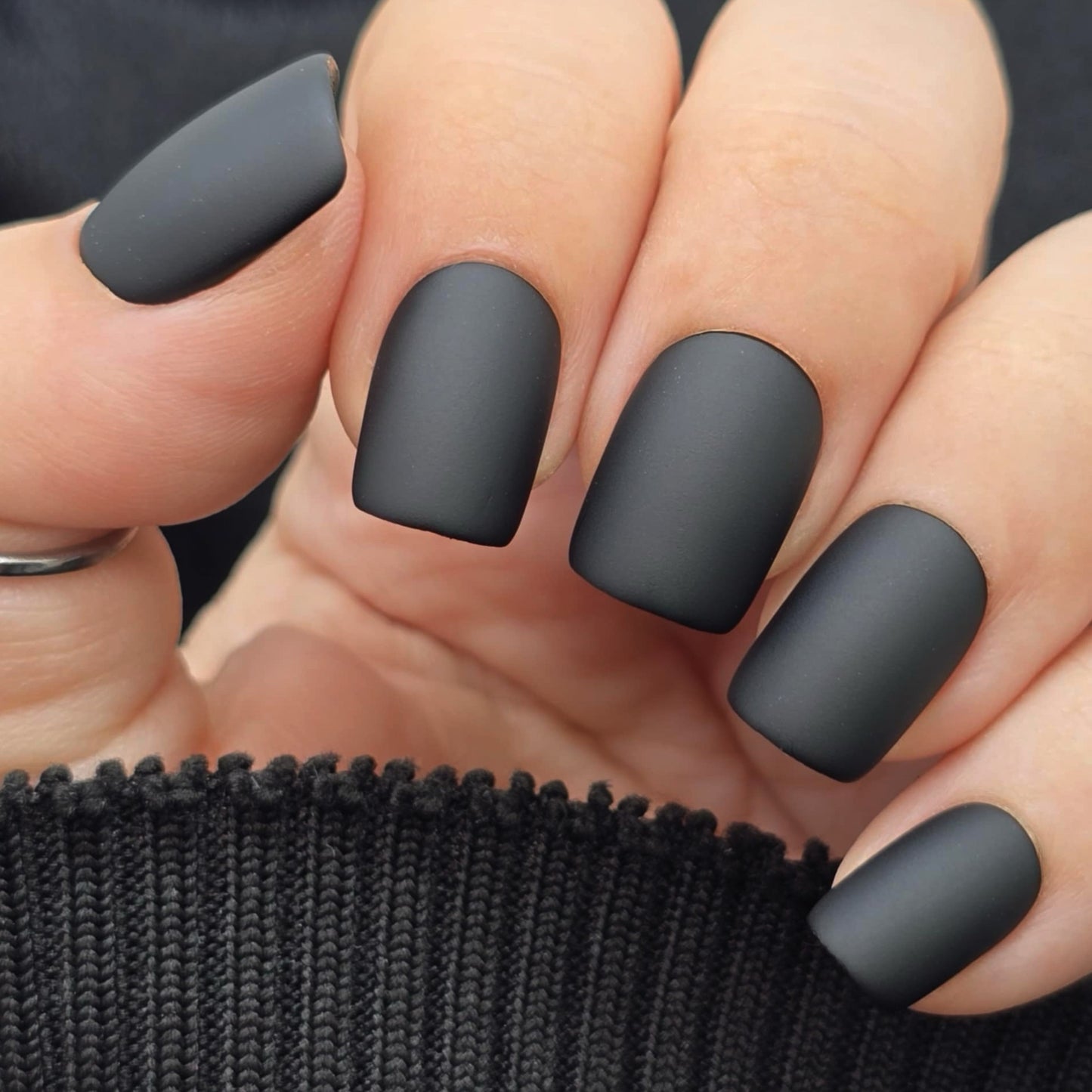 Lileth Ravenheart-Black Cream Polish