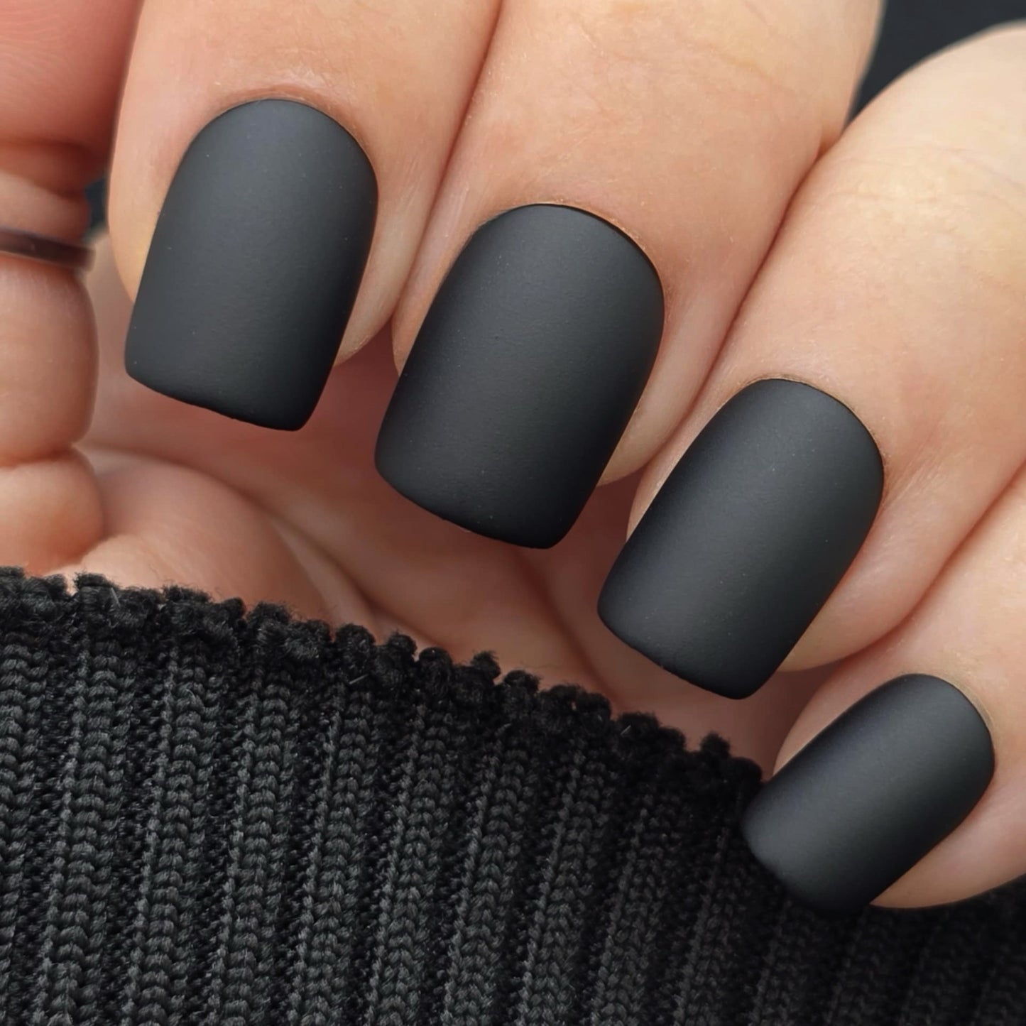 Lileth Ravenheart-Black Cream Polish