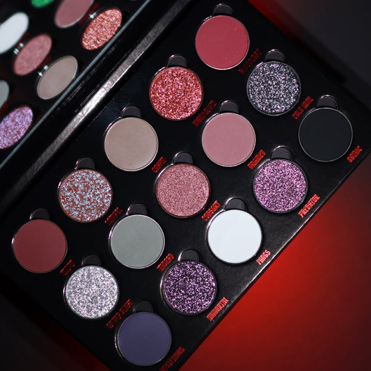 Crimson Castle-Pressed Pigment  Palette