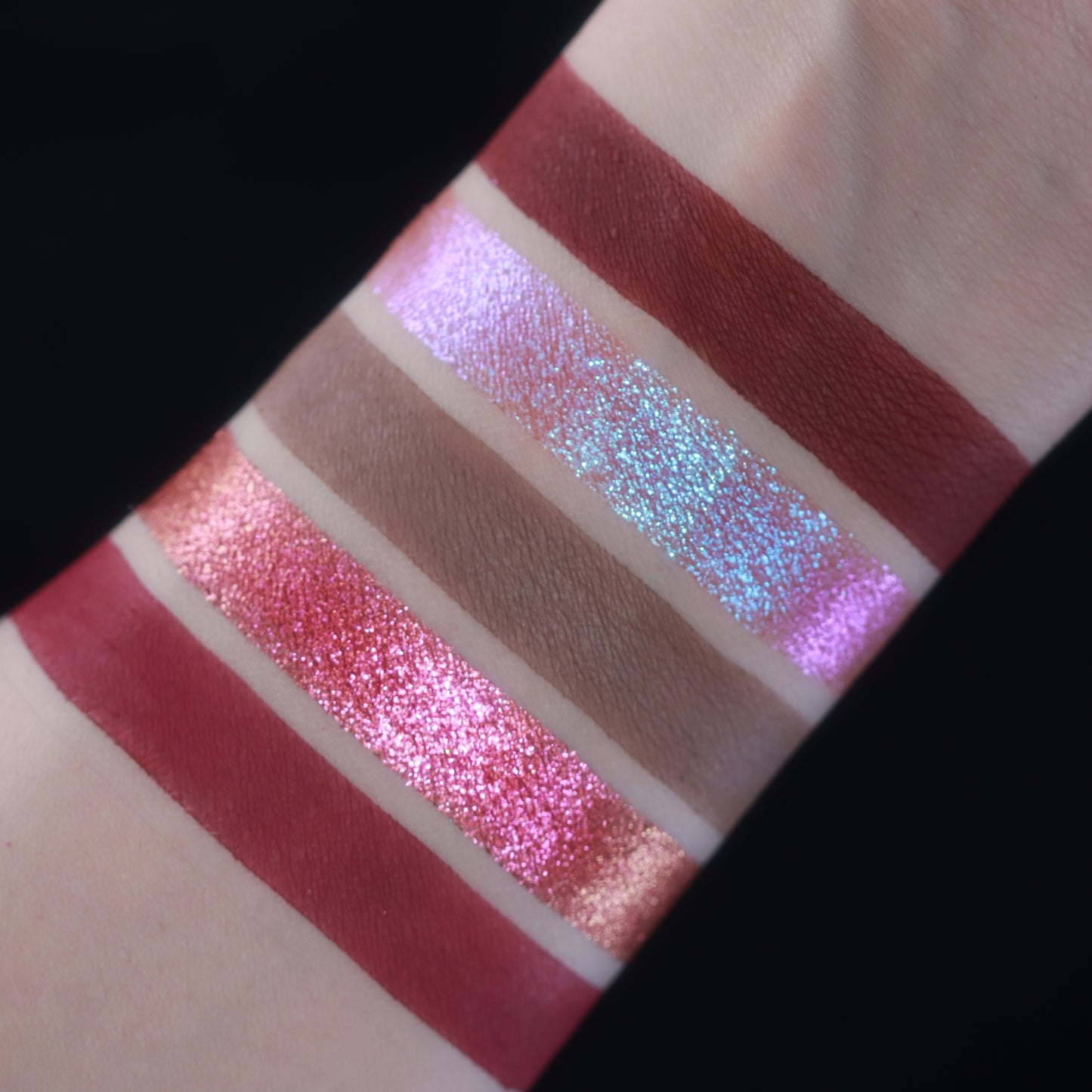 Crimson Castle-Pressed Pigment  Palette
