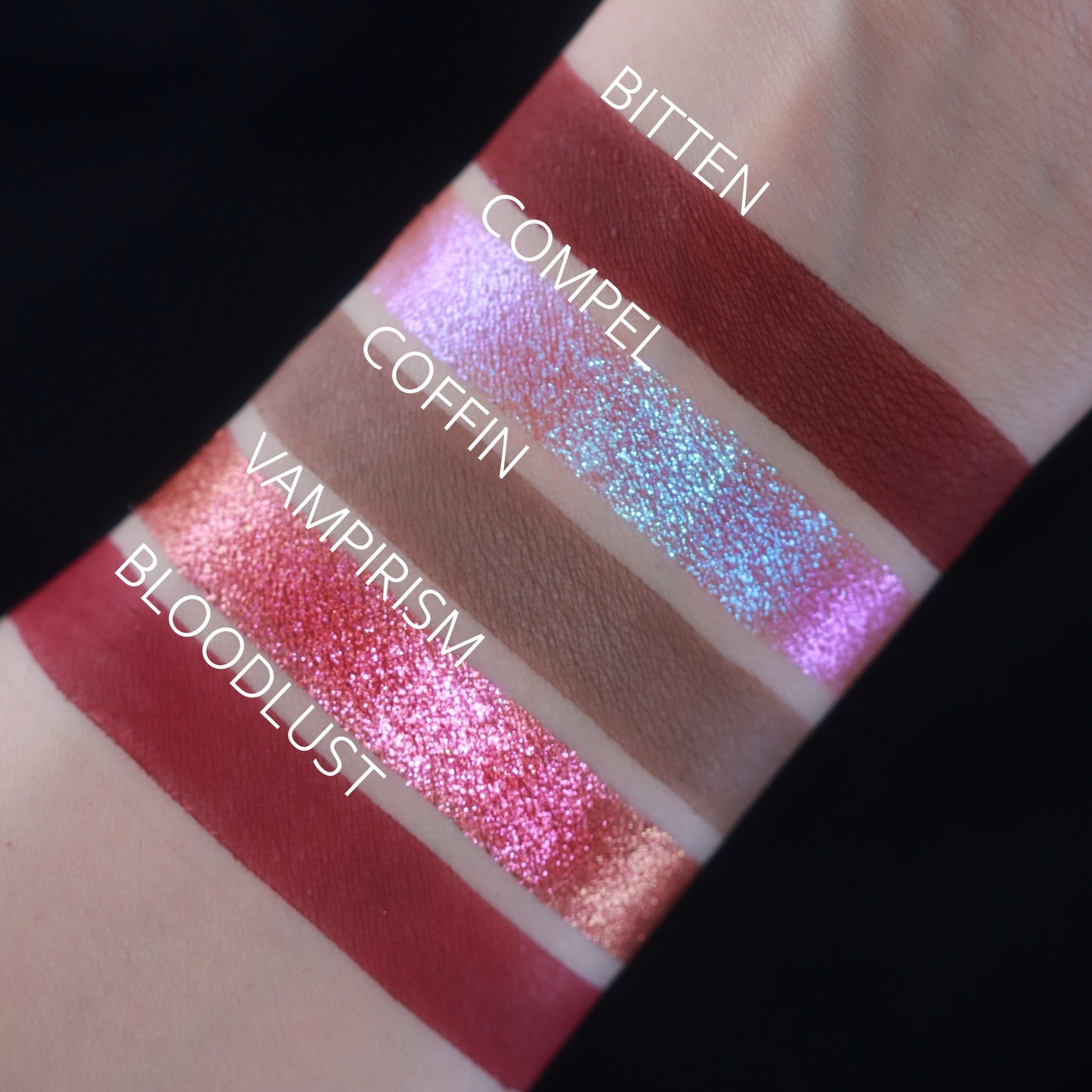 Crimson Castle-Pressed Pigment  Palette